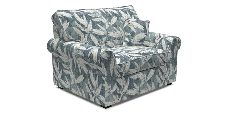 Upperton Snuggler Loose Cover in Two Tone Plain Biscuit - Loose cover option available