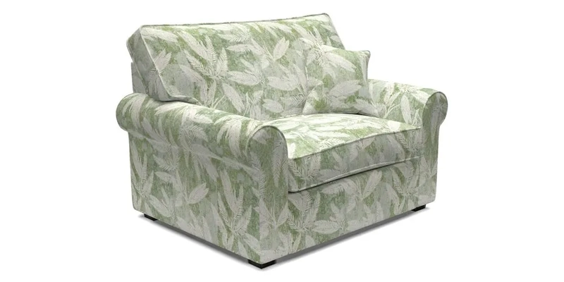 Upperton Snuggler Loose Cover in Two Tone Plain Biscuit - Loose cover option available