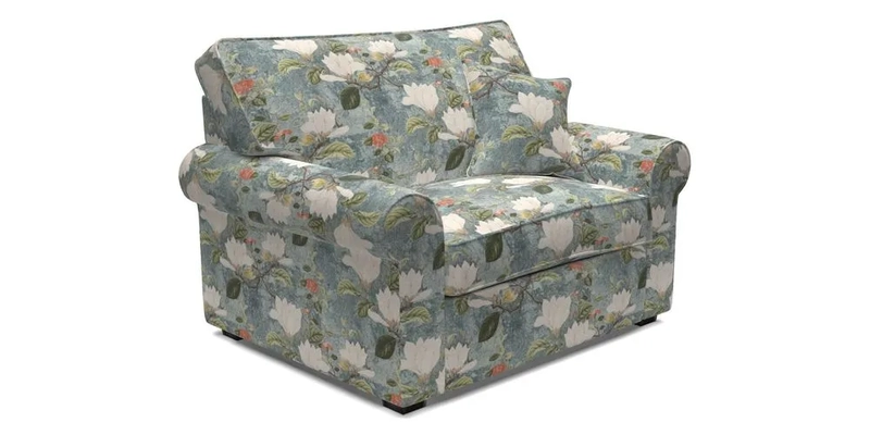 Upperton Snuggler Loose Cover in Two Tone Plain Biscuit - Loose cover option available