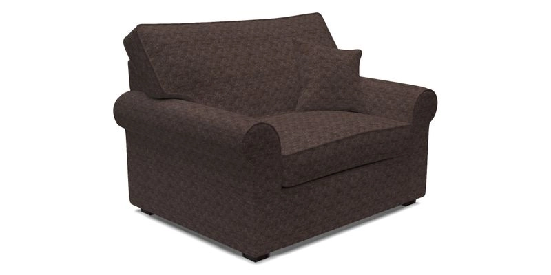 Upperton Snuggler Loose Cover in Two Tone Plain Biscuit - Loose cover option available