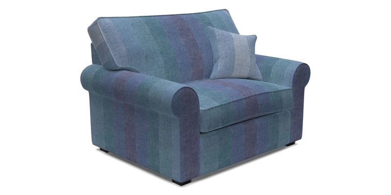 Upperton Snuggler Loose Cover in Two Tone Plain Biscuit - Loose cover option available