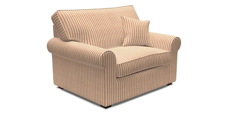 Upperton Snuggler Loose Cover in Two Tone Plain Biscuit - Loose cover option available