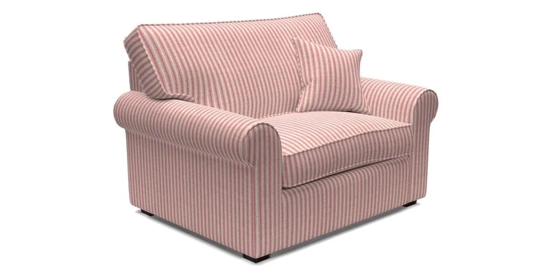 Upperton Snuggler Loose Cover in Two Tone Plain Biscuit - Loose cover option available