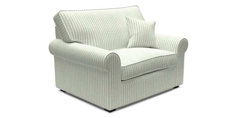 Upperton Snuggler Loose Cover in Two Tone Plain Biscuit - Loose cover option available