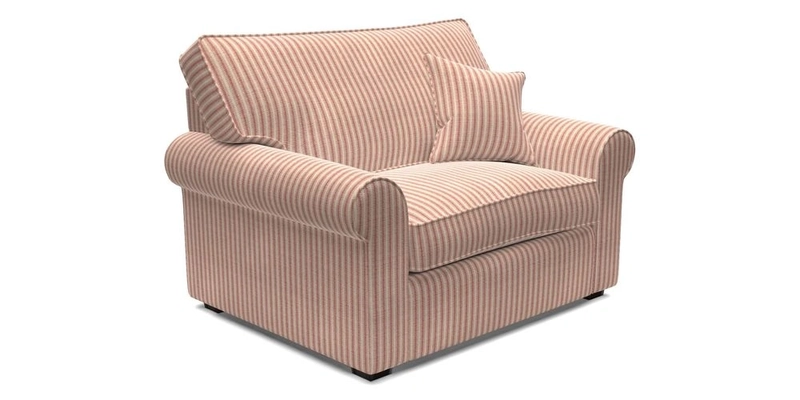 Upperton Snuggler Loose Cover in Two Tone Plain Biscuit - Loose cover option available