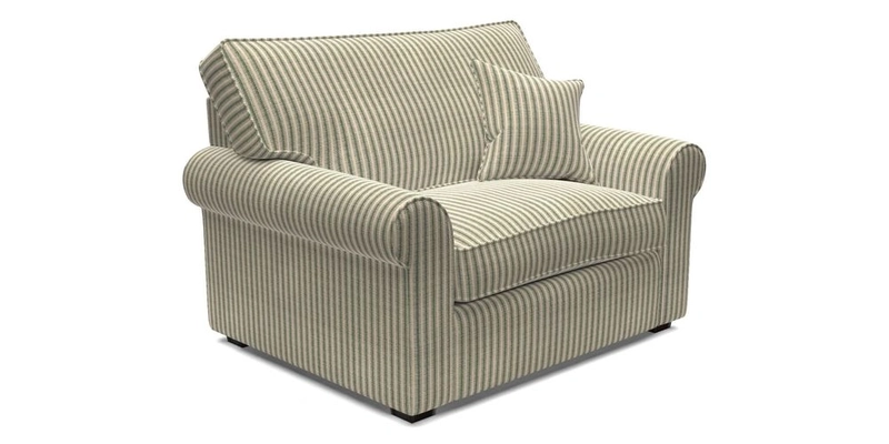 Upperton Snuggler Loose Cover in Two Tone Plain Biscuit - Loose cover option available