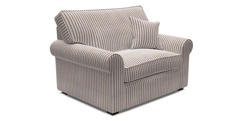 Upperton Snuggler Loose Cover in Two Tone Plain Biscuit - Loose cover option available