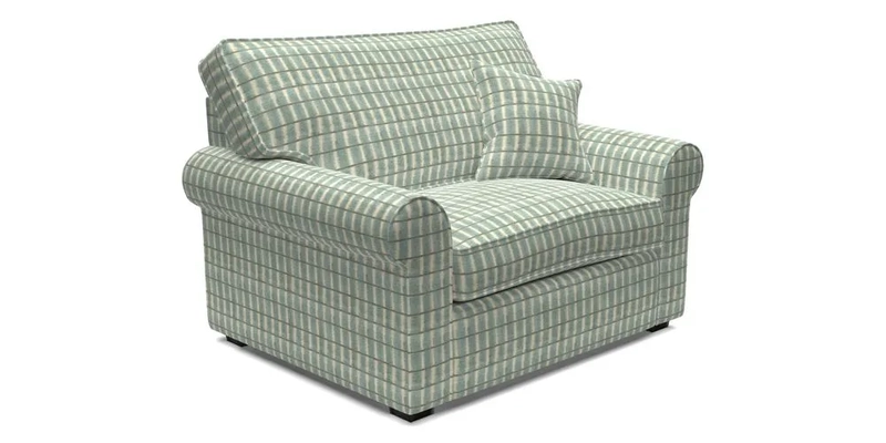 Upperton Snuggler Loose Cover in Two Tone Plain Biscuit - Loose cover option available