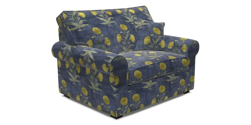 Upperton Snuggler Loose Cover in Two Tone Plain Biscuit - Loose cover option available