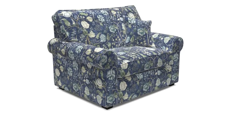 Upperton Snuggler Loose Cover in Two Tone Plain Biscuit - Loose cover option available