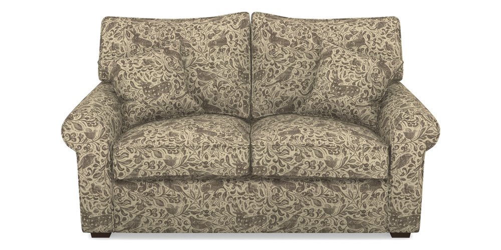 Product photograph of Upperton 2 5 Seater Sofa In V A Drawn From Nature - Bird And Rabbit - Brown from Sofas and Stuff Limited