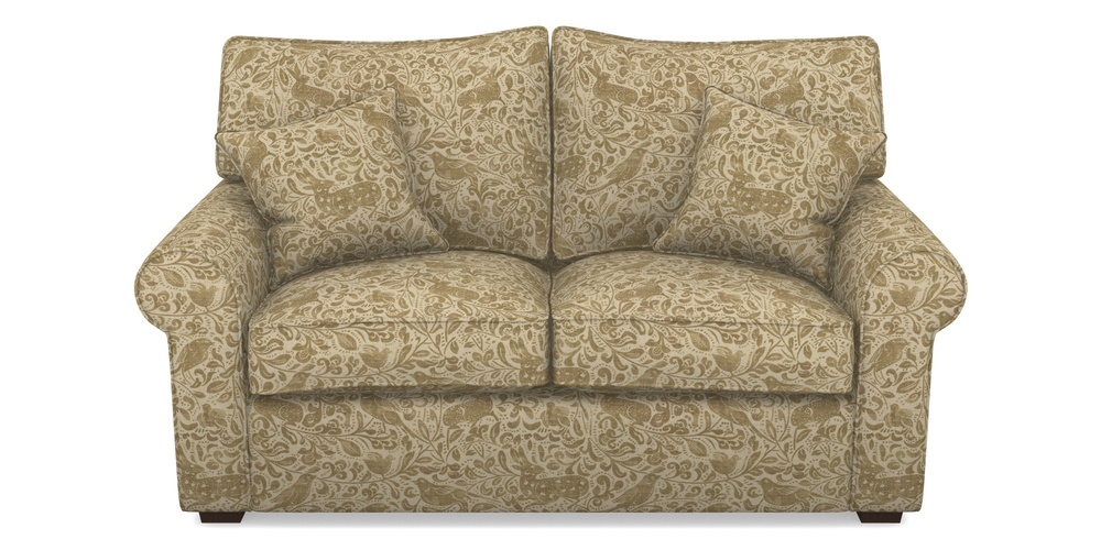 Product photograph of Upperton 2 5 Seater Sofa In V A Drawn From Nature - Bird And Rabbit - Gold from Sofas and Stuff Limited