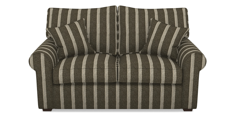 Product photograph of Upperton 2 5 Seater Sofa In Cloth 20 - Design 2 - Olive Stripe from Sofas and Stuff Limited