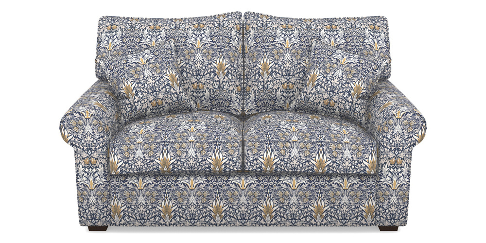 Product photograph of Upperton 2 5 Seater Sofa In William Morris Collection - Snakeshead - Indigo Hemp from Sofas and Stuff Limited