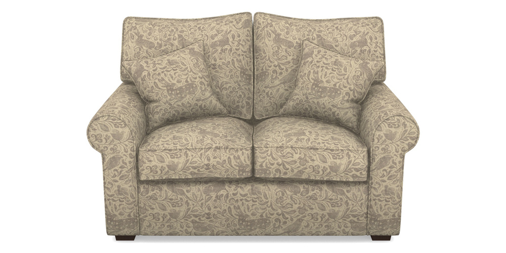 Product photograph of Upperton 2 Seater Sofa In V A Drawn From Nature - Bird And Rabbit - Grey from Sofas and Stuff Limited