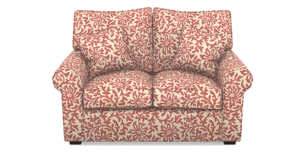 Product photograph of Upperton 2 Seater Sofa In V A Brompton Collection - Floral Scroll - Chilli from Sofas and Stuff Limited