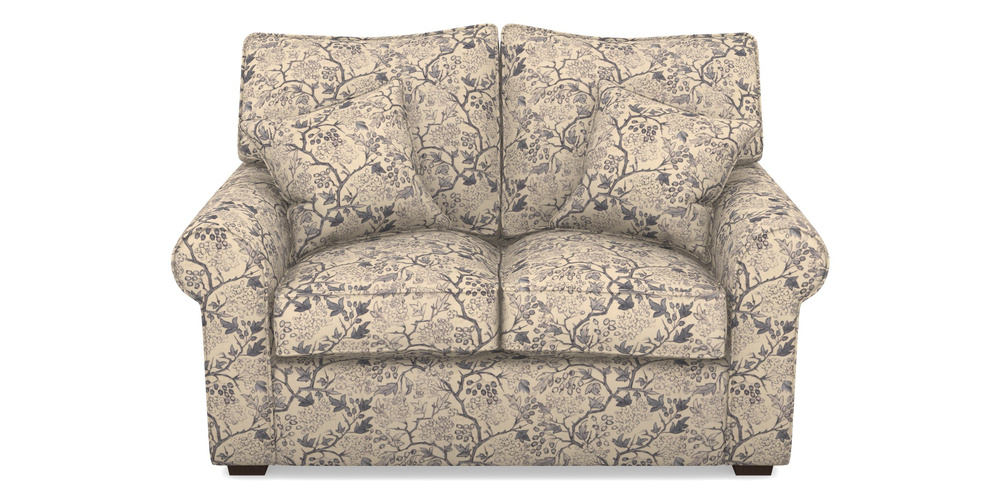 Product photograph of Upperton 2 Seater Sofa In Rhs Collection - Gertrude Jekyll Linen Cotton Blend - Navy from Sofas and Stuff Limited