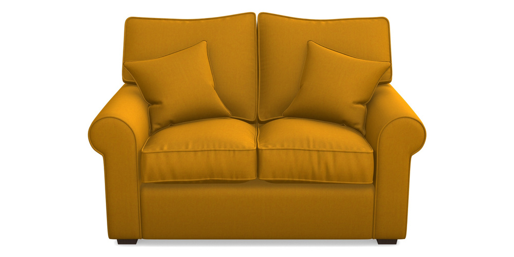 Product photograph of Upperton 2 Seater Sofa In House Velvet - Saffron from Sofas and Stuff Limited