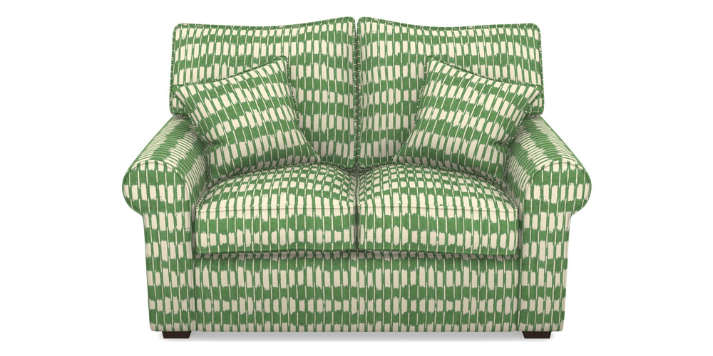 Product photograph of Upperton 2 Seater Sofa In V A Brompton Collection - Ikat - Basil from Sofas and Stuff Limited