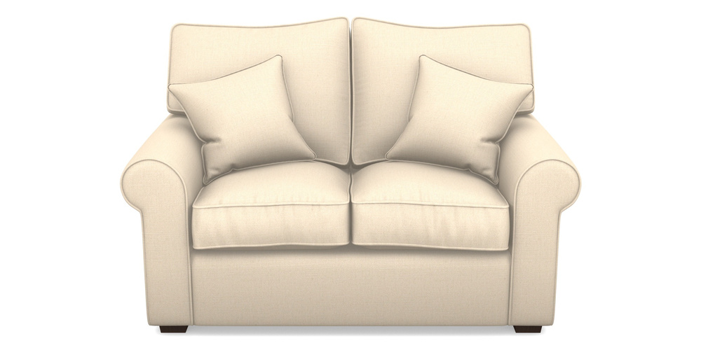 Product photograph of Upperton 2 Seater Sofa In Plain Linen Cotton - Rice Pudding from Sofas and Stuff Limited