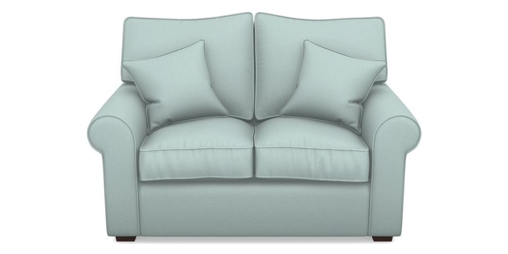 Product photograph of Upperton 2 Seater Sofa In Plain Linen Cotton - Robins Egg from Sofas and Stuff Limited