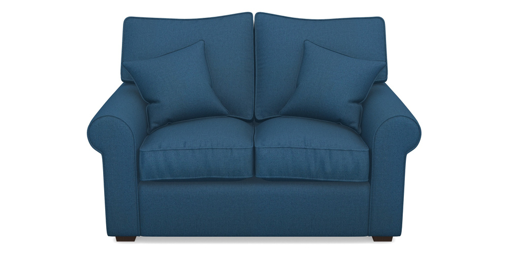 Product photograph of Upperton 2 Seater Sofa In Plain Linen Cotton - Royal Blue from Sofas and Stuff Limited