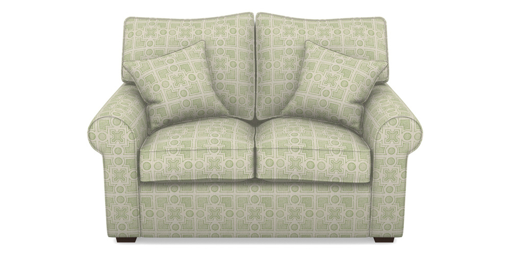 Product photograph of Upperton 2 Seater Sofa In Rhs Collection - Small Knot Garden Cotton Weave - Green from Sofas and Stuff Limited