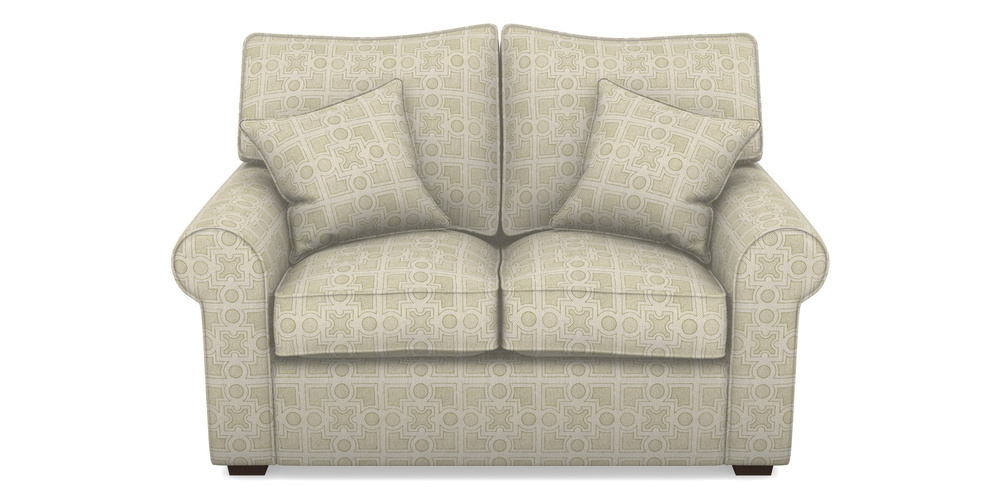 Product photograph of Upperton 2 Seater Sofa In Rhs Collection - Small Knot Garden Cotton Weave - Olive from Sofas and Stuff Limited