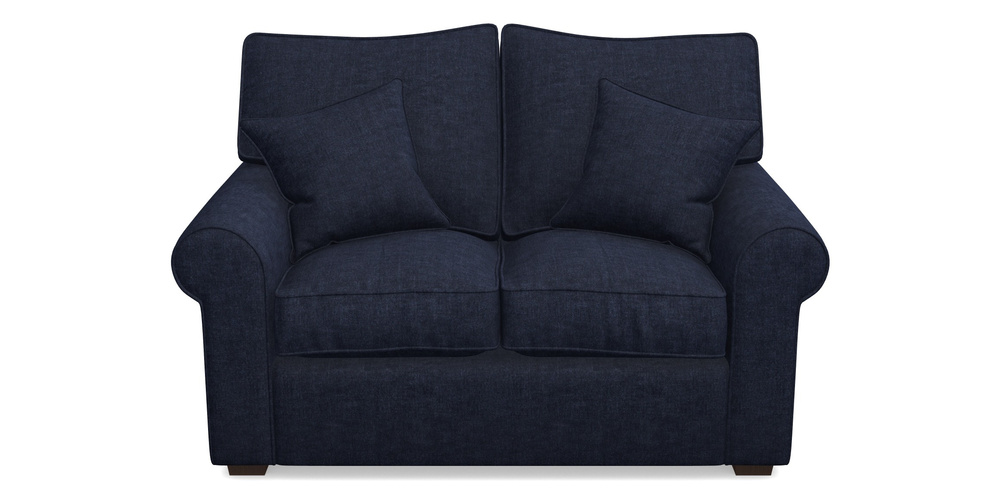 Product photograph of Upperton 2 Seater Sofa In Super Soft Velvet - Navy from Sofas and Stuff Limited