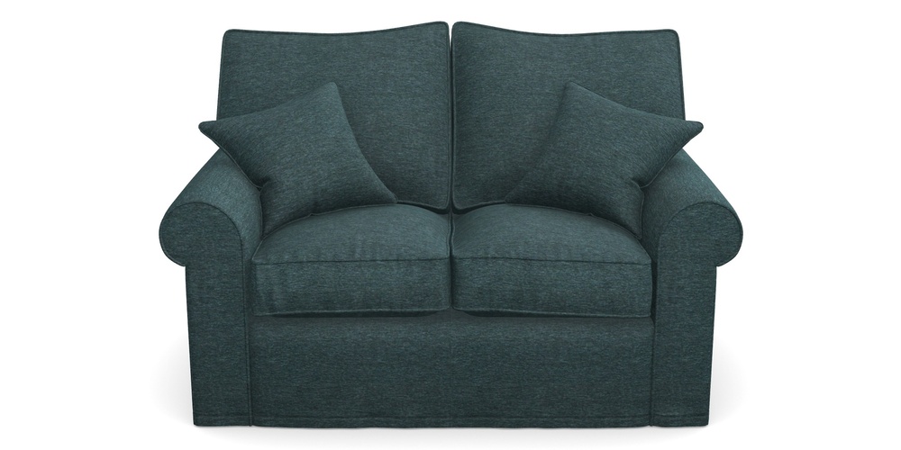 Product photograph of Upperton 2 Seater Sofa In Textured Velvet - Atlantic from Sofas and Stuff Limited