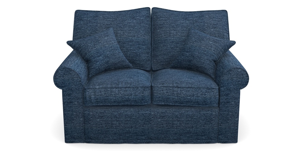 Product photograph of Upperton 2 Seater Sofa In Textured Velvet - Denim from Sofas and Stuff Limited