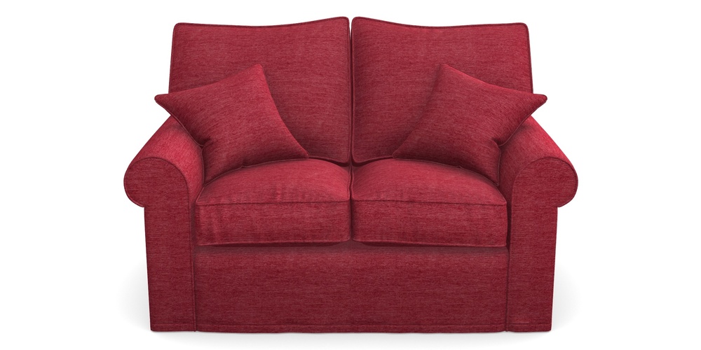 Product photograph of Upperton 2 Seater Sofa In Textured Velvet - Firebrick from Sofas and Stuff Limited