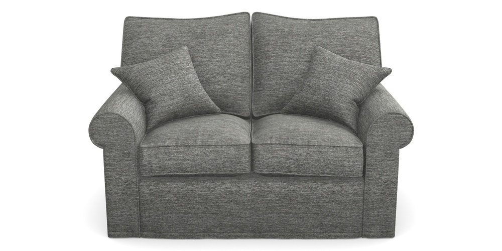 Product photograph of Upperton 2 Seater Sofa In Textured Velvet - Slate from Sofas and Stuff Limited