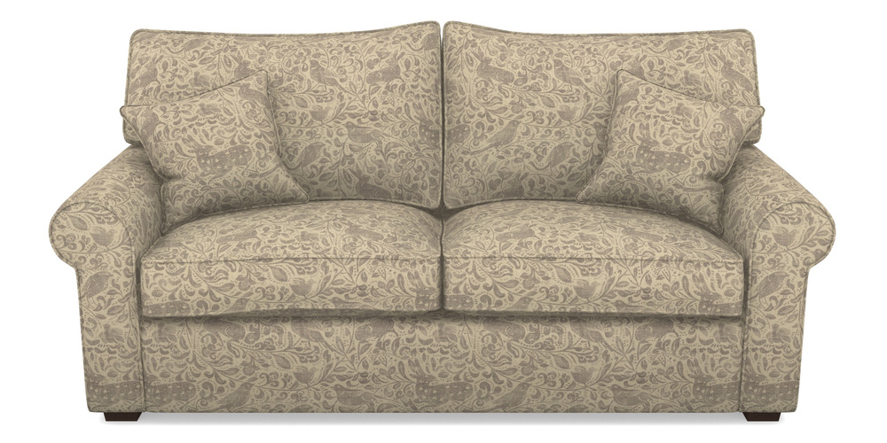 Product photograph of Upperton 3 Seater Sofa In V A Drawn From Nature - Bird And Rabbit - Grey from Sofas and Stuff Limited