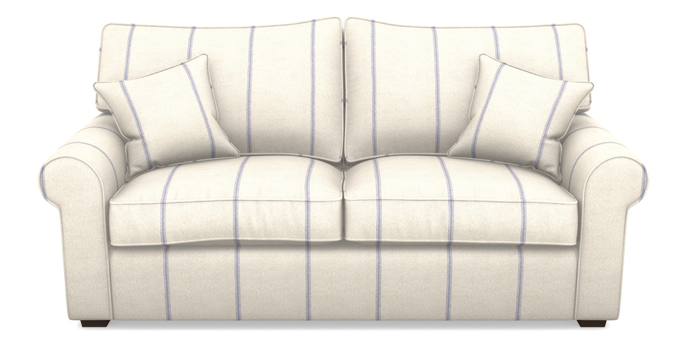 Product photograph of Upperton 3 Seater Sofa In Grain Sack Stripe - Blue from Sofas and Stuff Limited