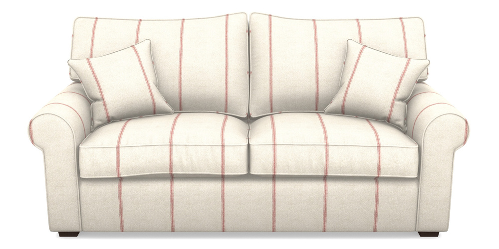 Product photograph of Upperton 3 Seater Sofa In Grain Sack Stripe - Red from Sofas and Stuff Limited