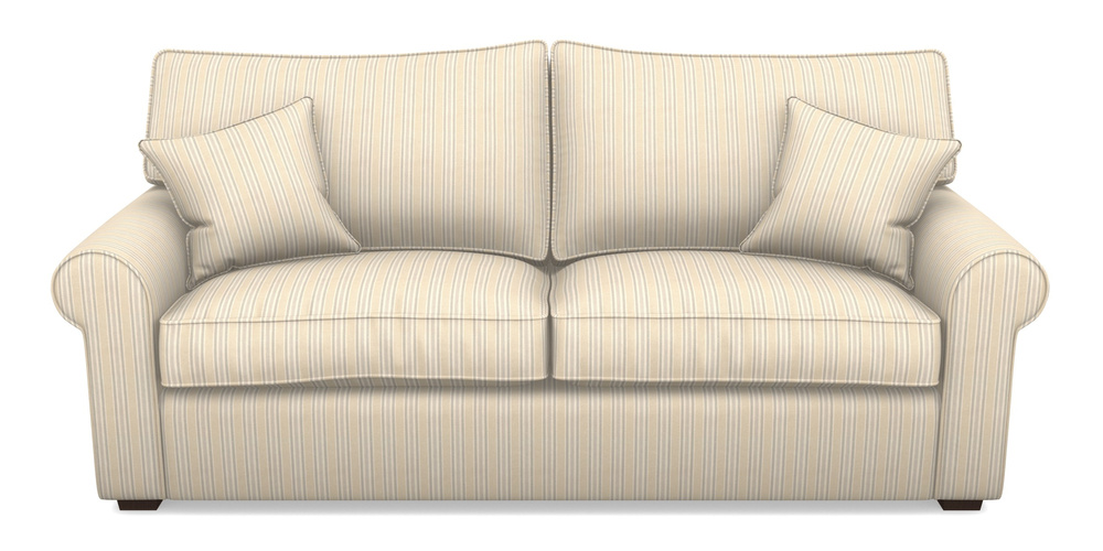 Product photograph of Upperton 4 Seater Sofa In Cloth 22 - Racing Stripes Ayr - Dove from Sofas and Stuff Limited