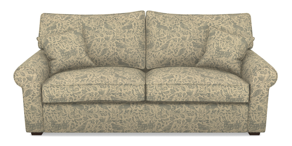 Product photograph of Upperton 4 Seater Sofa In V A Drawn From Nature - Bird And Rabbit - Duck Egg from Sofas and Stuff Limited
