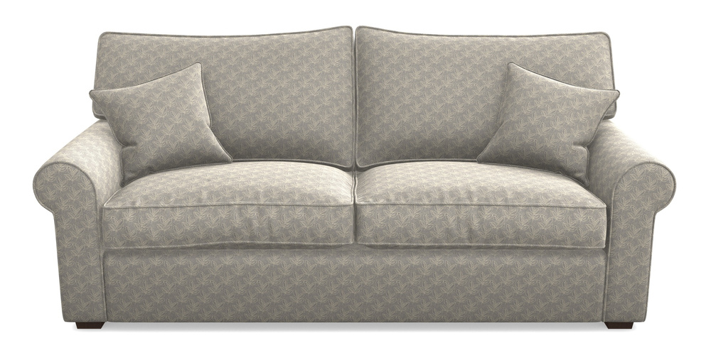 Product photograph of Upperton 4 Seater Sofa In Cloth 21 - Decorative Leaf - Magnesium from Sofas and Stuff Limited