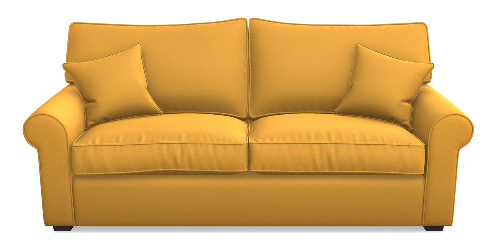 Product photograph of Upperton 4 Seater Sofa In Clever Glossy Velvet - Fools Gold from Sofas and Stuff Limited