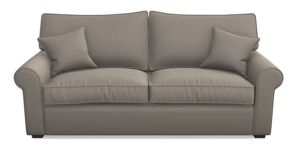 Product photograph of Upperton 4 Seater Sofa In Clever Glossy Velvet - Mole from Sofas and Stuff Limited