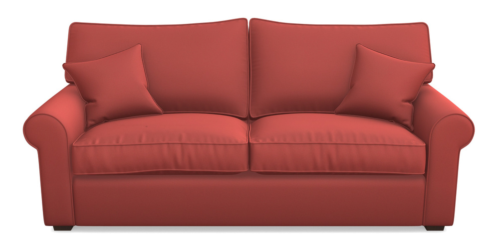 Product photograph of Upperton 4 Seater Sofa In Clever Glossy Velvet - Scorched Earth from Sofas and Stuff Limited