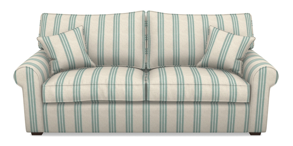 Product photograph of Upperton 4 Seater Sofa In Cloth 18 Stripes - Bengal - Basil from Sofas and Stuff Limited