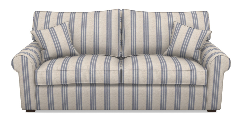 Product photograph of Upperton 4 Seater Sofa In Cloth 18 Stripes - Bengal - Indigo from Sofas and Stuff Limited