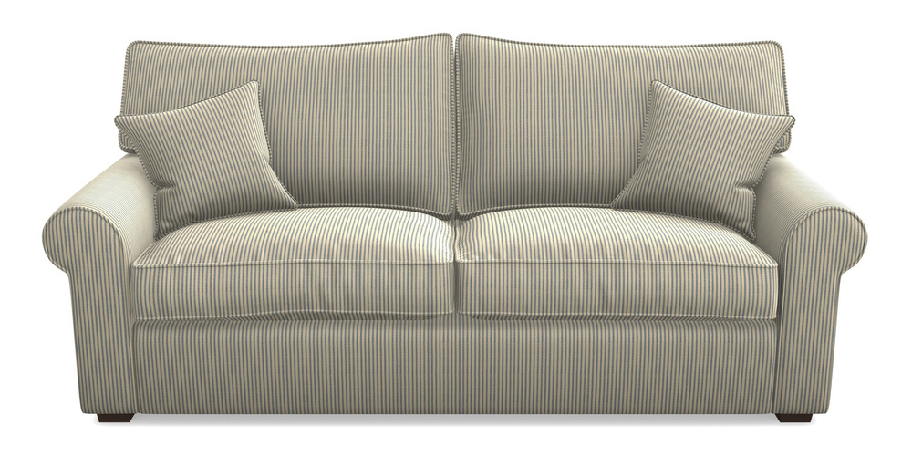 Product photograph of Upperton 4 Seater Sofa In Cloth 21 - Simple Stripe - Bilberry from Sofas and Stuff Limited