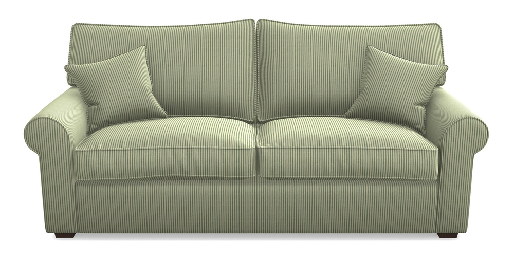 Product photograph of Upperton 4 Seater Sofa In Cloth 21 - Simple Stripe - Forest from Sofas and Stuff Limited