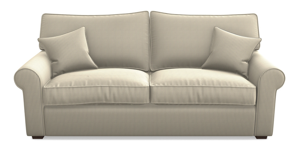 Product photograph of Upperton 4 Seater Sofa In Cloth 21 - Simple Stripe - Magnesium from Sofas and Stuff Limited