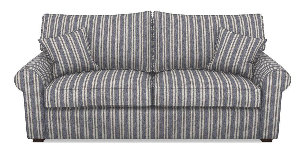 Product photograph of Upperton 4 Seater Sofa In Cloth 22 - Barcode - Deep Water from Sofas and Stuff Limited