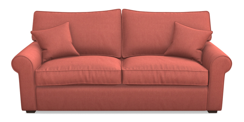 Product photograph of Upperton 4 Seater Sofa In Clever Tough And Eco Velvet - Damson from Sofas and Stuff Limited