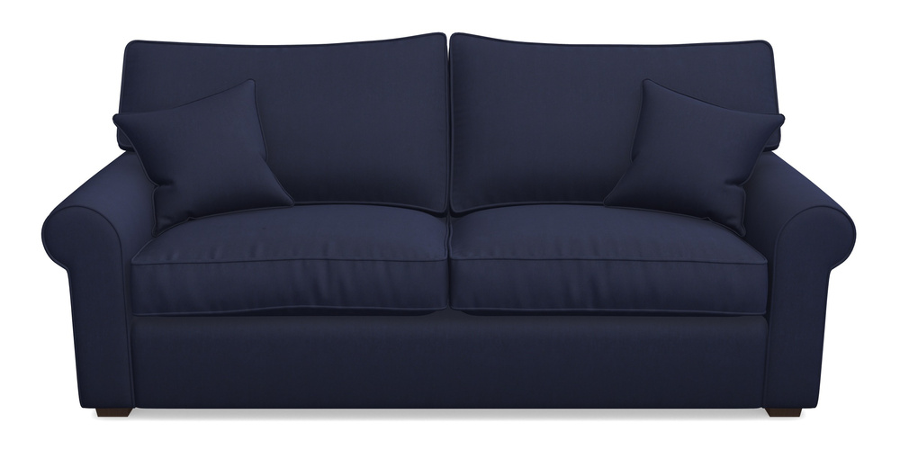 Product photograph of Upperton 4 Seater Sofa In Clever Tough And Eco Velvet - Indigo from Sofas and Stuff Limited